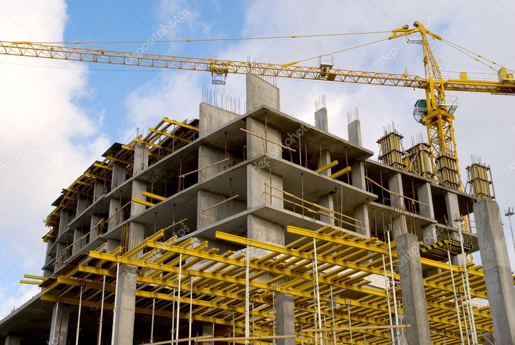 Struttura di nuova costruzione in fase di realizzazione