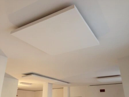 Controsoffitto in cartongesso con illuminazione integrata